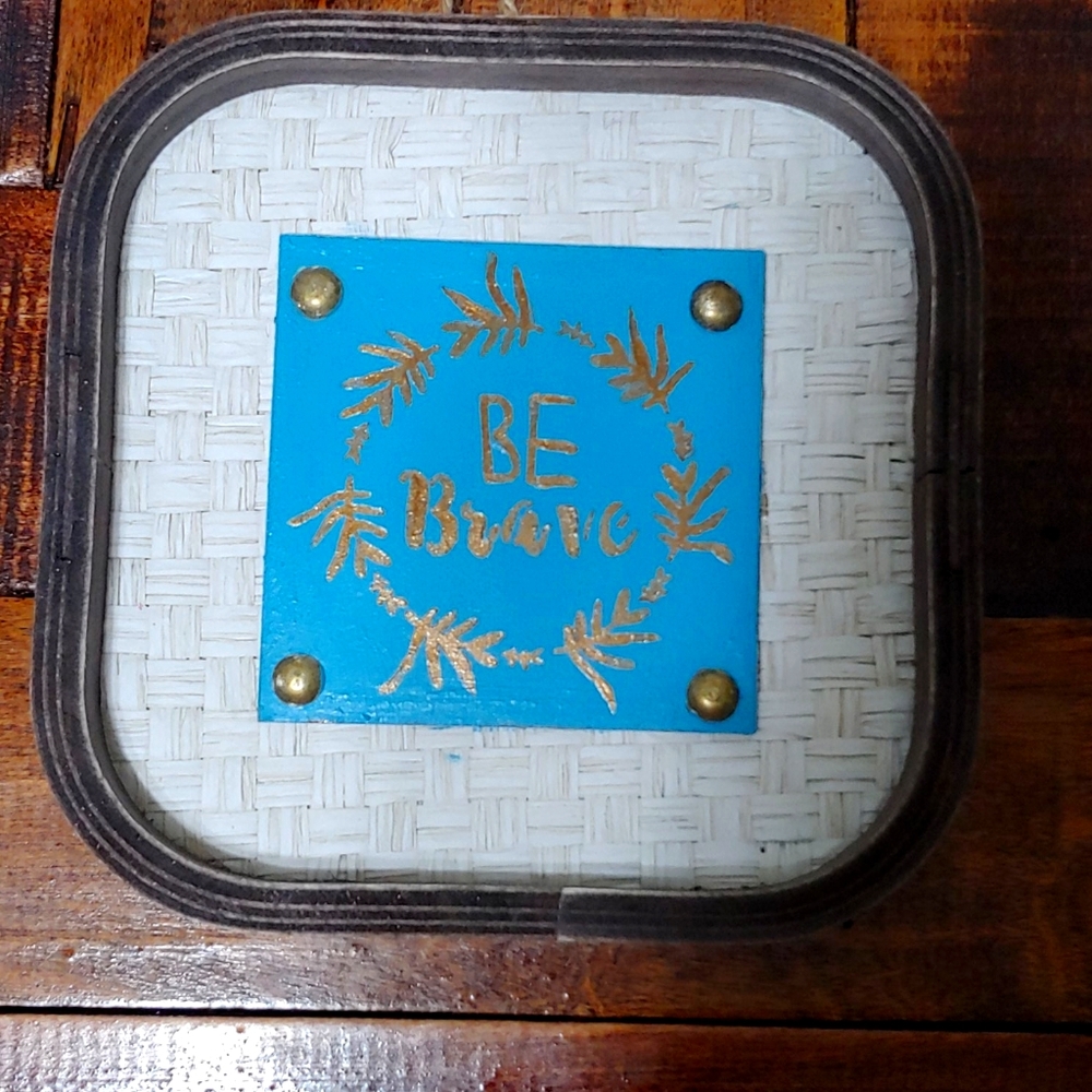 Wooden plaque